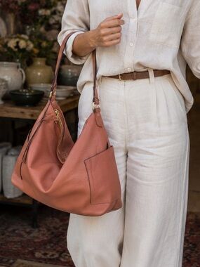 Steve Madden Pebbled Cognac Shoulder Bag